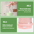 Miniatyrbild 2 av 5: Bärbar Vattenflaska Juicepress Multifunktionell Blender Mini USB Juicekopp för Shake