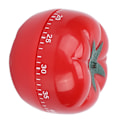 Miniatyrbild 3 av 5: Tomatformad Mekanisk Uppdragstimer Hem Skönhetssalong Roterande Nedräkning