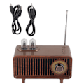 Miniatyrbild 1 av 5: B9 Retro Bluetooth-högtalare Låg Latens USB Skrivbords Retro-högtalare med Radio för Datorer