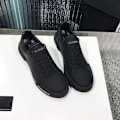 Miniatyrbild 4 av 5: Låg-top Casual, läder Sneaker (set-a) Black B 41