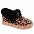 Miniatyrbild 1 av 4: Winter Warm- Halkfria Causal Flats, Snow Boots Set-b leopard 9
