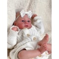 Miniatyrbild 3 av 4: 19 tum Redan målad nyfödd färdig docka Premie Baby Reborn Doll Naturtrogen Elijah högkvalitativ Genesis handmålad docka