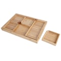 Miniatyrbild 4 av 5: Hushålls Bambu Frukt Dessert Mat Serveringsfat Hållare Multifunktion Te Kopp Bricka Porslin