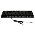 Miniatyrbild 3 av 5: Full Size Mekaniskt Tangentbord 104 Tangenter USB Trådbundet Speltangentbord med Numeriskt Tangentbord Röd Switch för Windows Svart