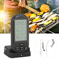 Miniatyrbild 3 av 4: Digital Display BBQ Dubbel Probe Kök Matlagning Mat Termometer (Svart)