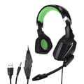 3,5 mm Spelheadset Stereo Över-öronhörlurar med Volymkontroll för Switch för PS4 för Xbox