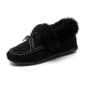 Miniatyrbild 2 av 5: Höst Vinter - Casual Pälsrosett, Fluffiga, Slip-on Sneakers Set-a Gray-A 10.5