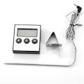Miniatyrbild 1 av 5: LCD Digital Display Mattermometer Temp Tidvisning med Sond Kök Matlagning Bakning BBQ