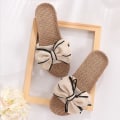 Miniatyrbild 4 av 5: Kvinnor Sommar Casual Slides Bekväma lintofflor sandaler GA00353-Pink 39