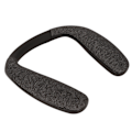 Miniatyrbild 2 av 5: Bluetooth Nackbands Högtalare Stereo Brusreducerande Handsfree Trådlös Bärbar Högtalare med Mikrofon för Sport Resor Svart