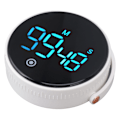 Miniatyrbild 3 av 5: Digital Kökstimer Magnetisk Stor LED-Display Nedräkningstimer för Matlagning Klassrum Fitness Vit