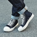 Miniatyrbild 4 av 5: Vulkaniserade Höga Sneakers För Par Skor Light Grey 37