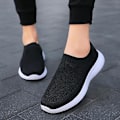Miniatyrbild 2 av 5: Sneakers med mesh -plattform som andas ( set 1) white 41