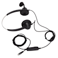 Miniatyrbild 4 av 5: H360DRJ9MV RJ9 Kontorsheadset Binaural Telefonheadset med Justerbar Högtalarvolym och Mikrofonavstängning