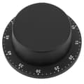 Mekanisk Timer Magnetisk Rostfritt Stål Högljudd Påminnelse Kökstimer för Bakning Matlagning Svart Flygande Tefatsform