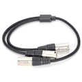 Miniatyrbild 4 av 5: JORINDO JD60711 XLR Hane till Dubbel XLR Hane Kabel Y-Typ Splitter Mikrofonkabel