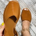 Miniatyrbild 2 av 5: Dam Flats Casual Peep Toe-skor ( set 1) Black 8.5