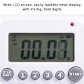 Miniatyrbild 4 av 5: Digital Stor LCD Timer Kök Matlagning Nedräkning Klocka 99 Minuters Alarm Batteridriven Grå