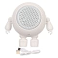 Miniatyrbild 1 av 5: Bärbar Bluetooth-högtalare Robotform Bluetooth 5.0 1000mAh Inbyggd Mikrofon Mini Trådlös Högtalare för Hem Utomhusfest Vit