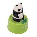 Miniatyrbild 2 av 5: Mekanisk Kökstimer Söt Djurform Magnetisk Bas Högt Alarm 60 Minuter Nedräkningstimer för Kök Matlagning Panda med Grön Bas