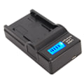 Miniatyrbild 5 av 5: USB-kamera Batteriladdare Enkel Batteriladdare med Strömdisplay för NP FV FH70 FP för VG30 CX610E CX680 PJ820E 5V