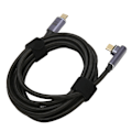 Miniatyrbild 3 av 5: USB C till USB C Kabel Multifunktion 8K 60Hz Hög Hastighet 20Gbps PD 100W Snabbladdning USB 4.0 Magnetisk Datakabel 200cm Medium Vinkel