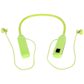 Miniatyrbild 4 av 5: Bluetooth-halsbandshörlurar med LED-strömindikator, minneskortsuppspelning, magnetiska öronsnäckor, headset med RGB-bakgrundsbelysning, grön
