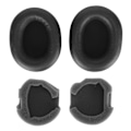 Miniatyrbild 1 av 5: Hörlurskuddar Proteinläder Ljudisolering Memory Foam Svamp Öronkuddar för WH 1000XM5 Trådlöst Headset Svart