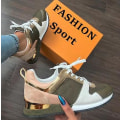 Miniatyrbild 3 av 5: Lätta sneakers för kvinnor, utomhusskor set-2 summer style pink 36