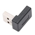 Miniatyrbild 2 av 5: Typ C till USB 3.0 Adapter Multifunktionell 90 Graders Typ C Förlängningsadapter för Laddning och Snabb Dataöverföring
