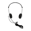 Miniatyrbild 1 av 5: Trådbundet headset med brusreducering, binauralt affärsheadset med enkelriktad mikrofon för kundtjänst 3,5 mm