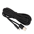 Miniatyrbild 3 av 5: Laddningskabel för Xbox Series Nylonflätad Snabbladdning USB Typ C Laddningskabel med LED-indikator för PS5 3m