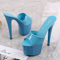 Miniatyrbild 1 av 5: Walking Show- Stripper högklackat sandal ( set 1) Blue 6