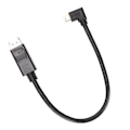 Miniatyrbild 5 av 5: DP till Minidp Adapter Multifunktion Stöder 8K 60Hz 4K144Hz Dubbelriktad Överföring Mini DisplayPort Adapter Höger Böj