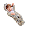 Miniatyrbild 1 av 5: Reborn Baby Dolls Girls Silikon Helkroppsliknande Reborn Doll Sova Anatomiskt Korrekt Tvättbar leksaksdocka Reborn Babies 30cm,pojkbrun A_a