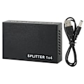 Miniatyrbild 1 av 5: HDMI Splitter 1 Ingång 4 Utgång Switch 4 Port Hub Repeater Förstärkare V1.4 3D 4K 1080p