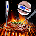 Miniatyrbild 5 av 5: LED Elektronisk Digital Display BBQ Grill Kötttermometer Kök Matlagning Mat Termometer