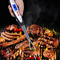 Miniatyrbild 4 av 5: LED Elektronisk Digital Display BBQ Grill Kötttermometer Kök Matlagning Mat Termometer