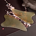 Miniatyrbild 2 av 5: 2 st Gua Sha Platta Buffelhorn Guasha Skrapa Massageverktyg för Kropp Ansikte