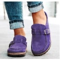 Miniatyrbild 1 av 5: Kvinnor Sommar Flat Slip-on Casual Sneakers purple 8