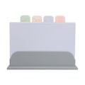 Miniatyrbild 2 av 5: 4 st Färgkodade Skärbrädor Set med Hållare Dubbelsidig Användning Klassificerade Plastskärbrädor Mattor Set