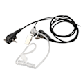 Miniatyrbild 3 av 5: Akustiska rörhörlurar Transparent Strålningsreducering Bärbar Luft Akustiskt Rör Headset för Motorola Walkie Talkie 1 st