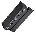 Miniatyrbild 5 av 5: Hög Hastighet 5-Portars USB-Hub 2.0 & 3.0 Utbyggnadshubb-Kontrolleradapter för PS4 Spelkonsol