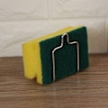 Miniatyrbild 4 av 5: Torkställ för kök och badrum Rostfritt stål Toalett Handfat Sugpropp Svamphållare Torkställ Disktrasahållare med sugpropp