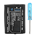 Miniatyrbild 1 av 5: 2000mAh Stort Laddningsbart Li-jon Batteri Batteripaket Ersättning för Nintendo 3DS