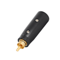 Miniatyrbild 3 av 5: RCA till XLR Adapter Guldpläterad Zinklegering RCA Hane till XLR Hane Adapter för Gitarr Mixer Mikrofon