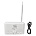 Miniatyrbild 1 av 5: Väckarklocka Radio FM U-Disk Multifunktionell LED Väckarklocka Radiohögtalare för Hem Resor