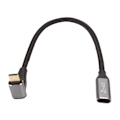 Miniatyrbild 5 av 5: USB C 3.1 Han till Hona Kabel PD100W Snabbladdning 10Gbps 4K vid 60Hz USB C Laddningskabel för Steam Deck Spelkonsoler 25cm/9.8in