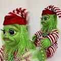 Miniatyrbild 3 av 4: Reborn Baby Toy Tecknad docka Jul fyllda plysch barnpresenter A