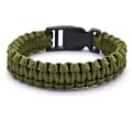Miniatyrbild 4 av 5: Utomhusresor Camping Tunn Army Green Flätad Cobra Weave Plast Armband Red